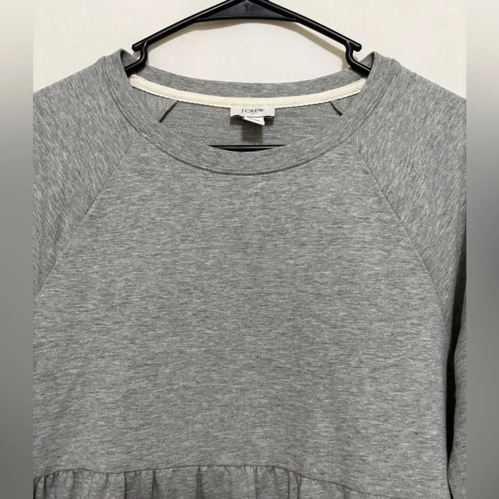 J. Crew Tiered‎ Sweatshirt Mini Dress Size Small